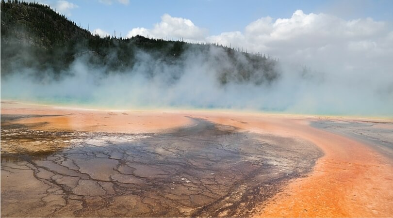 Grand Prismatic Spring : Lebendiges Farbenspiel im Yellowstone - Nationalpark