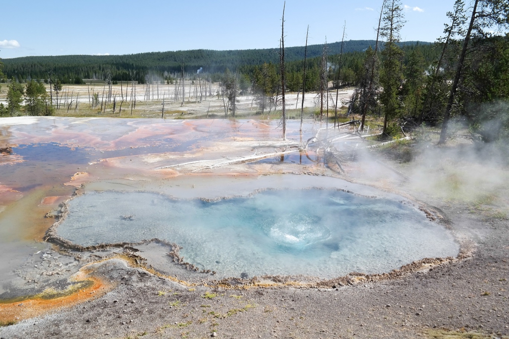 Heisse Quelle im Yellowstone-Nationalpark