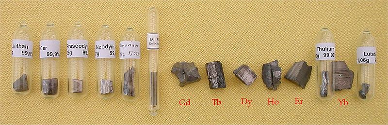 Lanthanoide : Viele seltene Erden sind f-Elemente