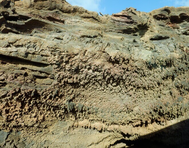 Lavakanal im Timanfaya Nationalpark