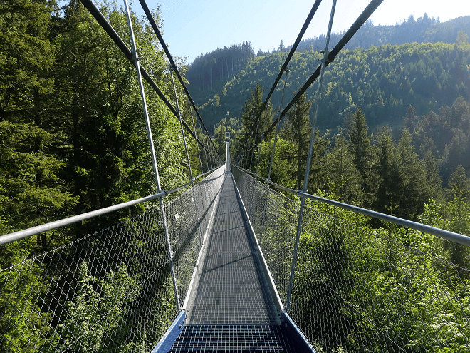 Blick über den Raiffeisen-Skywalk