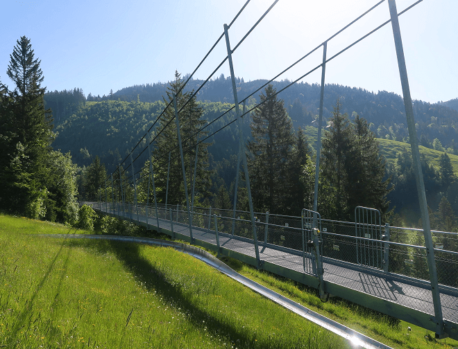 Raiffeisen-Skywalk: Brückenkopf an der Bergstation