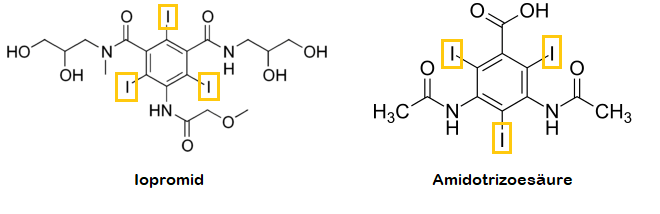 jodhaltige Kontrastmittel