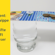 Experiment mit Wasser : Die Münzwippe