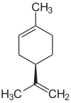 Strukturformel R-Limonen