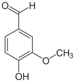 Strukturformel Vanillin